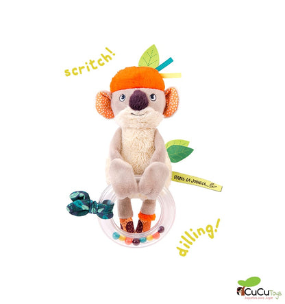 Sonajero anilla de bolas koala Koco - En la Jungla