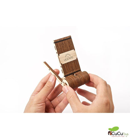 Suporte para celular, kit de madeira 3D