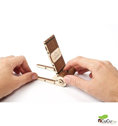 Suporte para celular, kit de madeira 3D