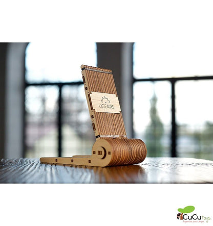 Suporte para celular, kit de madeira 3D