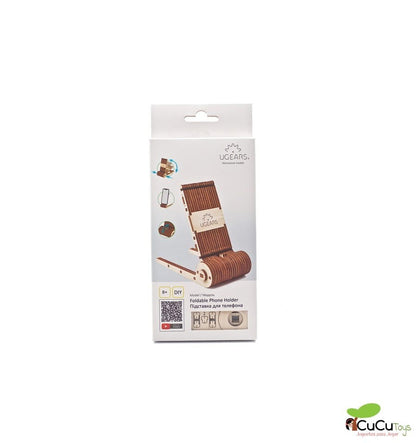 Suporte para celular, kit de madeira 3D