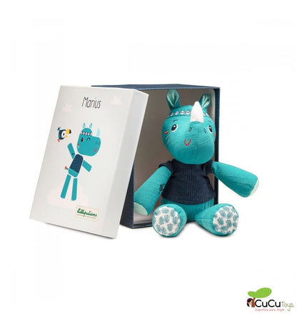 Marius the Rhino, an eco-friendly plush toy