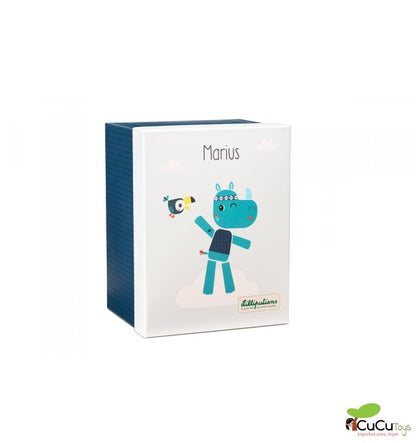 Marius the Rhino, an eco-friendly plush toy