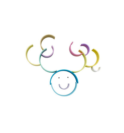 Pastel Rainbow 12X, silicone toy