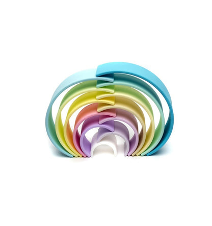 Pastel Rainbow 12X, silicone toy