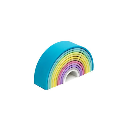 Pastel Rainbow 12X, silicone toy