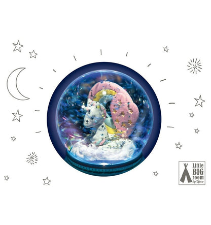 Lámpara de nieve Unicornio