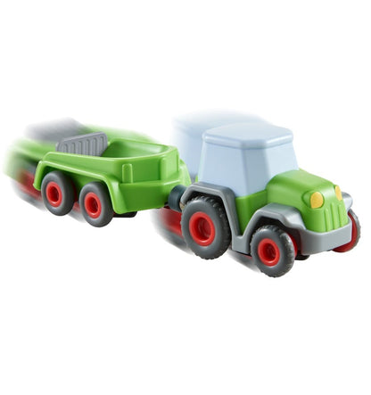 Kullerbü, Trator com acessório de reboque