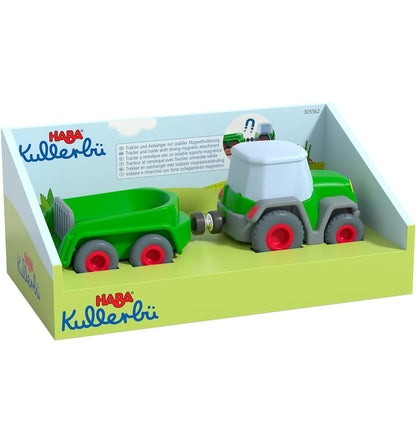 Kullerbü, Trator com acessório de reboque