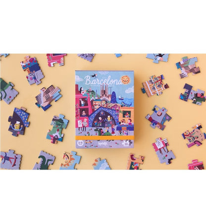 Night & day in Barcelona, Puzzle reversible de 36 piezas