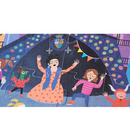 Night & day in Barcelona, Puzzle reversible de 36 piezas