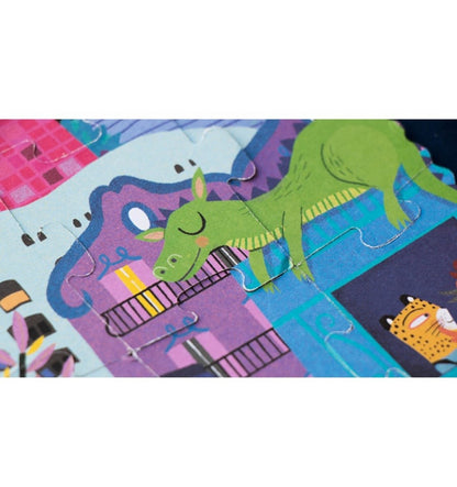 Night & day in Barcelona, Puzzle reversible de 36 piezas