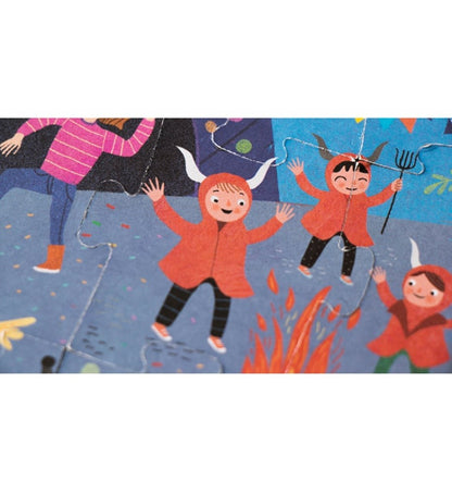 Night & day in Barcelona, Puzzle reversible de 36 piezas