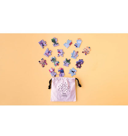 Night & day in Barcelona, Puzzle reversible de 36 piezas