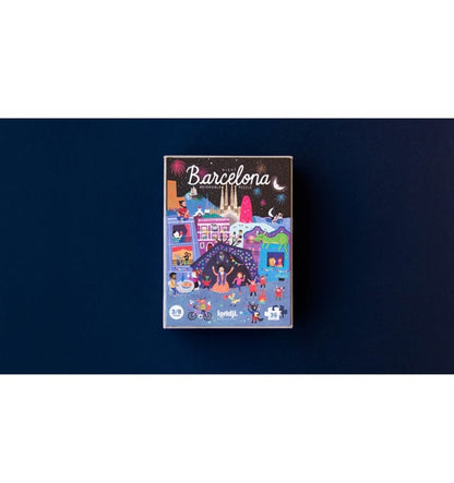 Night & day in Barcelona, Puzzle reversible de 36 piezas