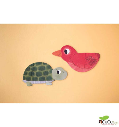 I love my pets, Puzzle reversible de 21 piezas