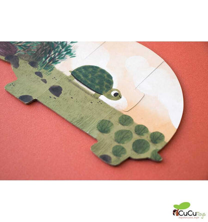 I love my pets, Puzzle reversible de 21 piezas