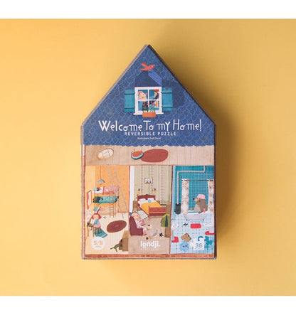 Welcome to my home, 36-piece reversible puzzle