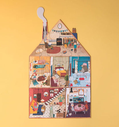 Welcome to my home, 36-piece reversible puzzle