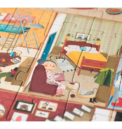 Welcome to my home, 36-piece reversible puzzle