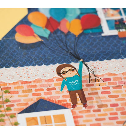 Welcome to my home, 36-piece reversible puzzle