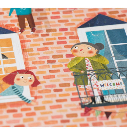 Welcome to my home, 36-piece reversible puzzle