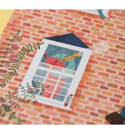 Welcome to my home, 36-piece reversible puzzle