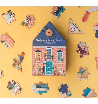 Welcome to my home, 36-piece reversible puzzle