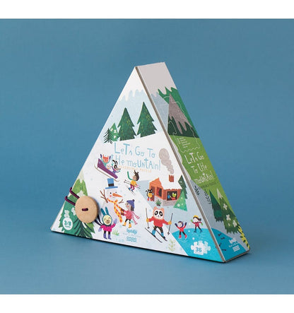 Let's go to the mountain, 36-piece reversible puzzle