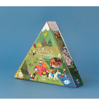 Let's go to the mountain, 36-piece reversible puzzle