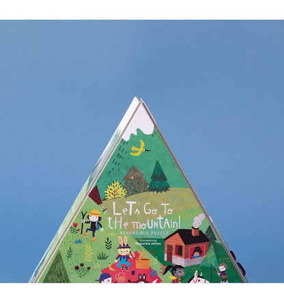 Let's go to the mountain, 36-piece reversible puzzle