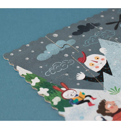 Let's go to the mountain, 36-piece reversible puzzle