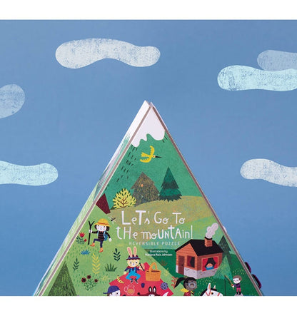 Let's go to the mountain, 36-piece reversible puzzle