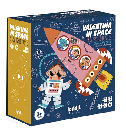 Valentina in Space, 10-piece evolutionary puzzle