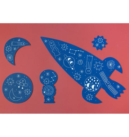 Valentina in Space, 10-piece evolutionary puzzle