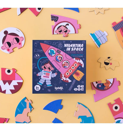 Valentina in Space, 10-piece evolutionary puzzle