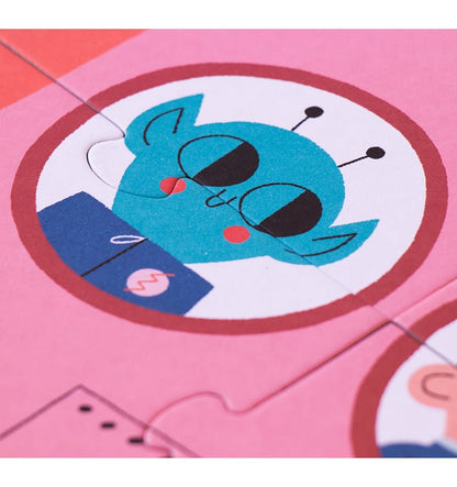 Valentina in Space, 10-piece evolutionary puzzle