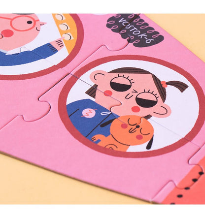 Valentina in Space, 10-piece evolutionary puzzle