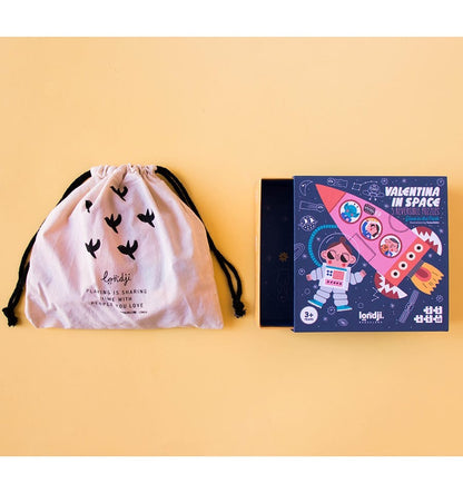 Valentina in Space, 10-piece evolutionary puzzle