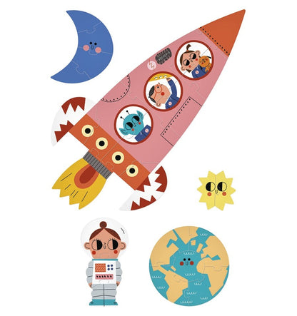 Valentina in Space, 10-piece evolutionary puzzle