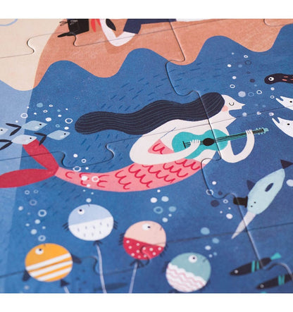 Discover the Treasure, Puzzle por capas de 40 piezas