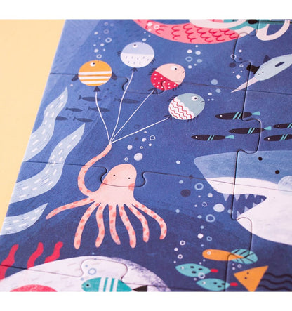 Discover the Treasure, Puzzle por capas de 40 piezas