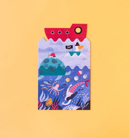 Discover the Treasure, Puzzle por capas de 40 piezas