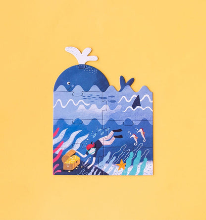 Discover the Treasure, Puzzle por capas de 40 piezas