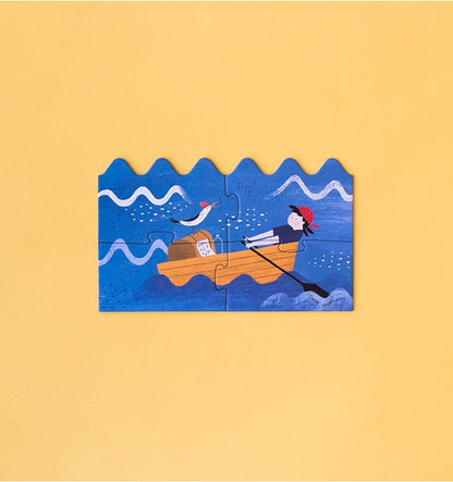 Discover the Treasure, Puzzle por capas de 40 piezas