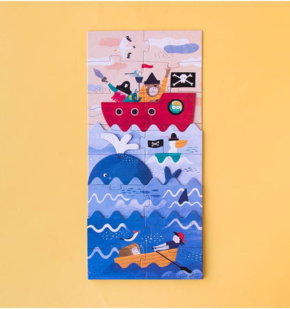 Discover the Treasure, Puzzle por capas de 40 piezas