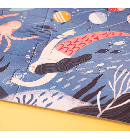 Discover the Treasure, Puzzle por capas de 40 piezas