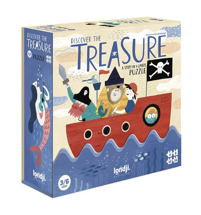 Discover the Treasure, Puzzle por capas de 40 piezas