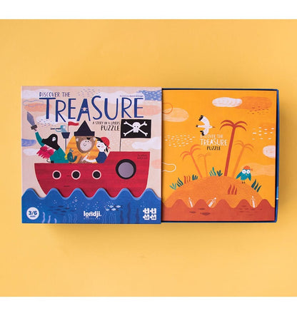 Discover the Treasure, Puzzle por capas de 40 piezas