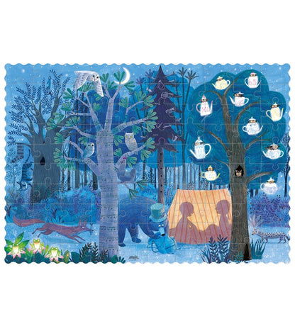 Pocket Night &amp; Day, 100-piece reversible puzzle